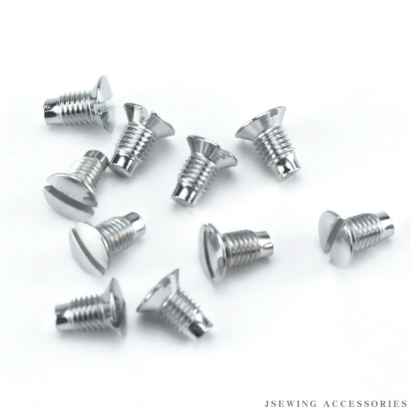 10PCS #000691 Needle Plate Screw Fit Singer 111G, 111W, 211G, 211W, 211U, 112G,112W, 212G, 212W, 212U, 253, 256 Sewing Machine