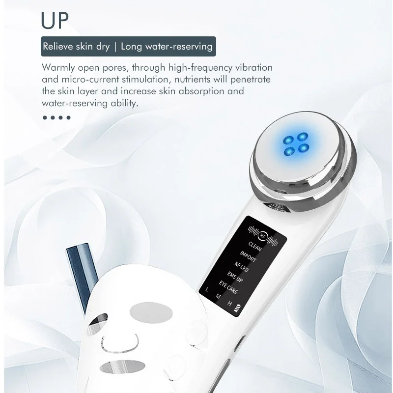 Massaggiatore facciale Lifting del viso Stringere macchina Microcorrente facciale Ringiovanimento della pelle Massaggiatore viso antietà Cura della pelle Bellezza