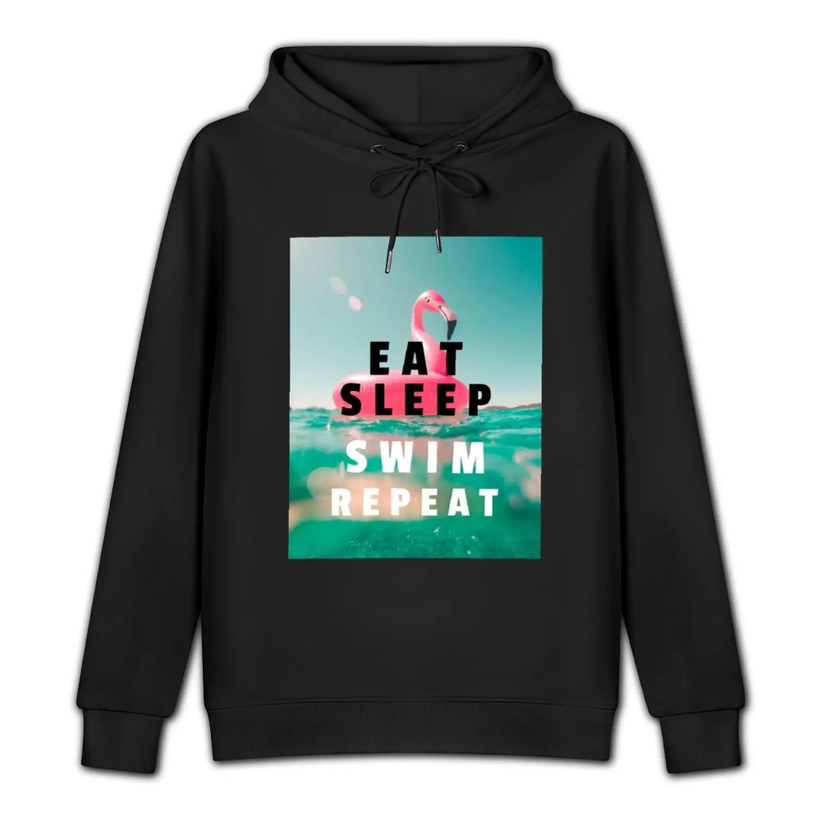 Eat Sleep Swim Repeat Eat Sleep Swim Repeatable Design Pullover Hoodie clothes for men autumn new products man hoodie