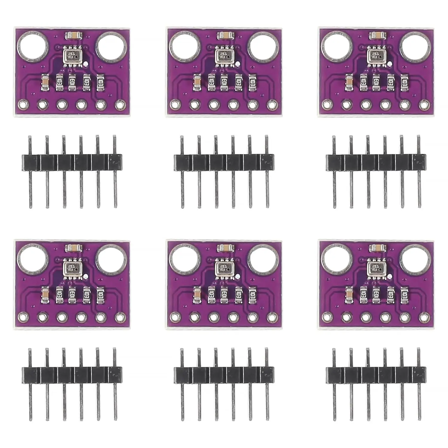 6PCS BMP280 3.3V Sensor Module Atmospheric Pressure Sensor Modules Temperature Sensor Module for Arduino for Raspberry Pi BMP280
