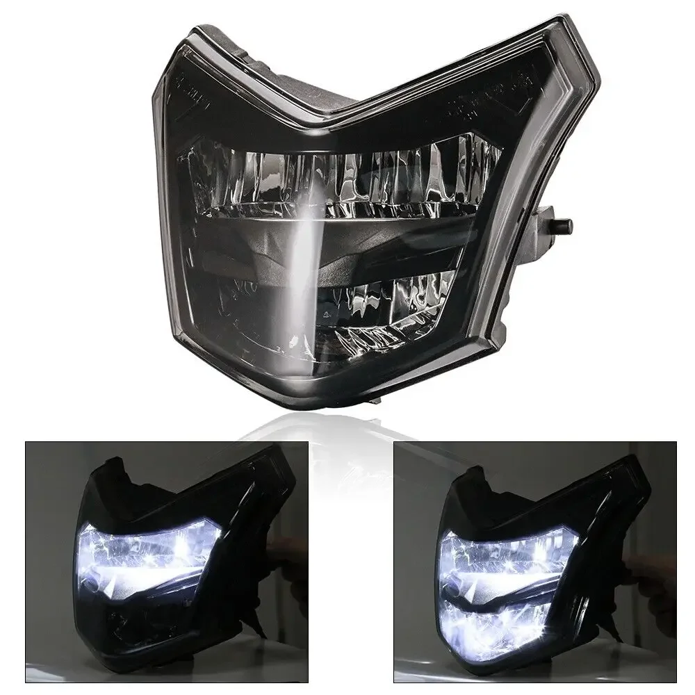 

Smoke Motorcycle Accessories 12V LED Motorbike Front High/Low Beam Headlight For Sanyang SYM VF3I 185