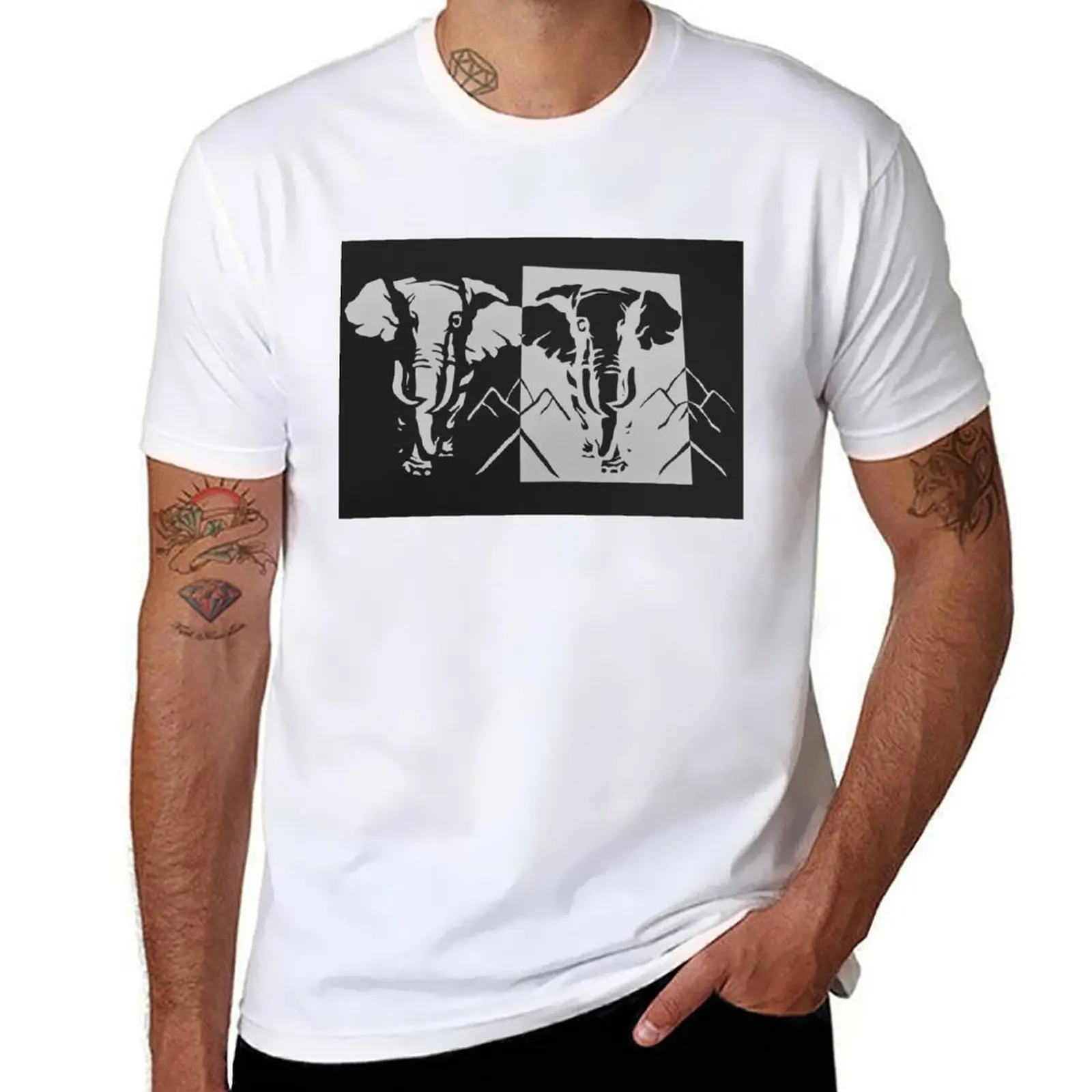 

Elephants T-Shirt mens graphic t shirts man t shirts for men T-Shirt