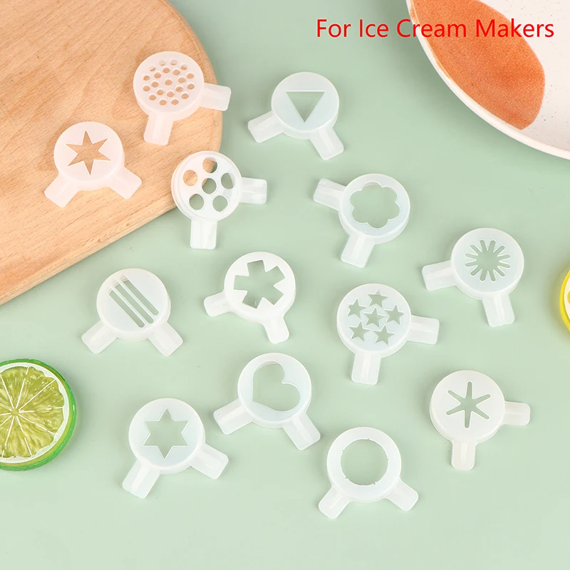 1pc Ice Cream Modeling Lids Spare Part Magic Shape Caps Soft Serve Ice Cream Machines Fittings 29mm Inner Diameter