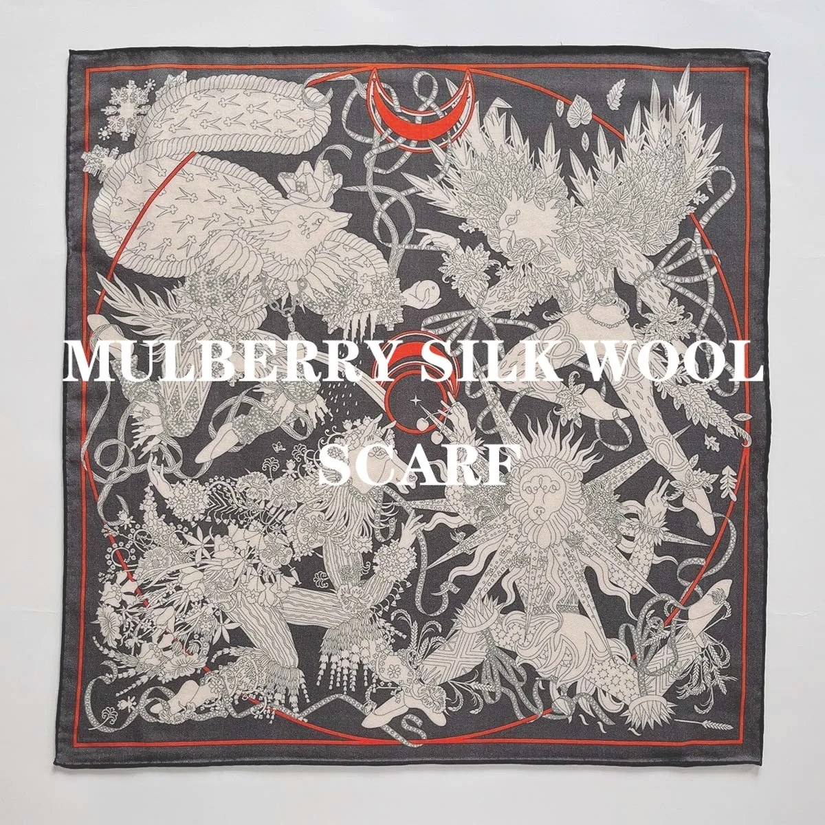 

Шарф из 100% шелковой шерсти для женщин, стильный весенне-летний двусторонний шаль с принтом, маленькие квадратные шарфы, хиджаб, пашмина, буфанда