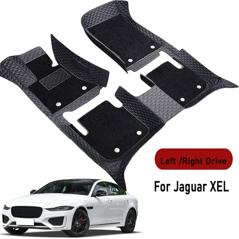 Car floor mats for Jaguar XEL 2018 2019 2020 2021 2022-2024 Customauto foot Pads automobile carpet cover interior accessories