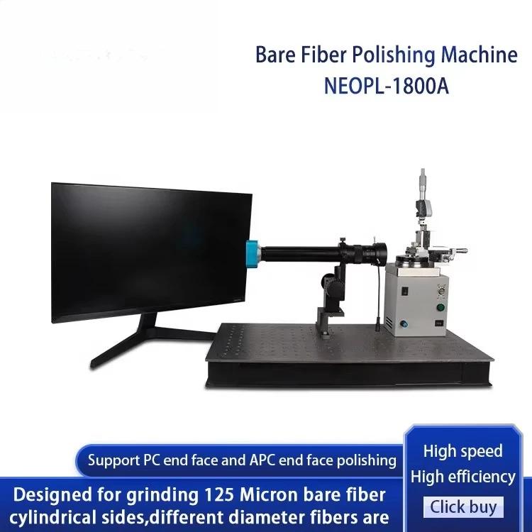 Neofibo NEOPL-1800series automatic bare coating fibre polisher machine fiber optic polishing machine