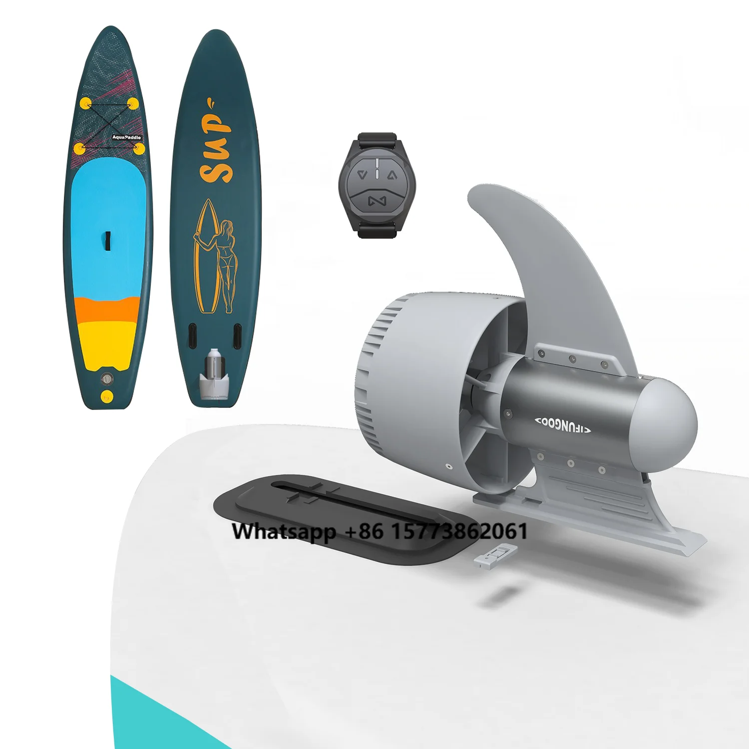 

RS Y01 High Quality Electric Fin Propeller Long Endurance Paddle Board Thruster with Battery Waterplay Surfing Tool & Accessory
