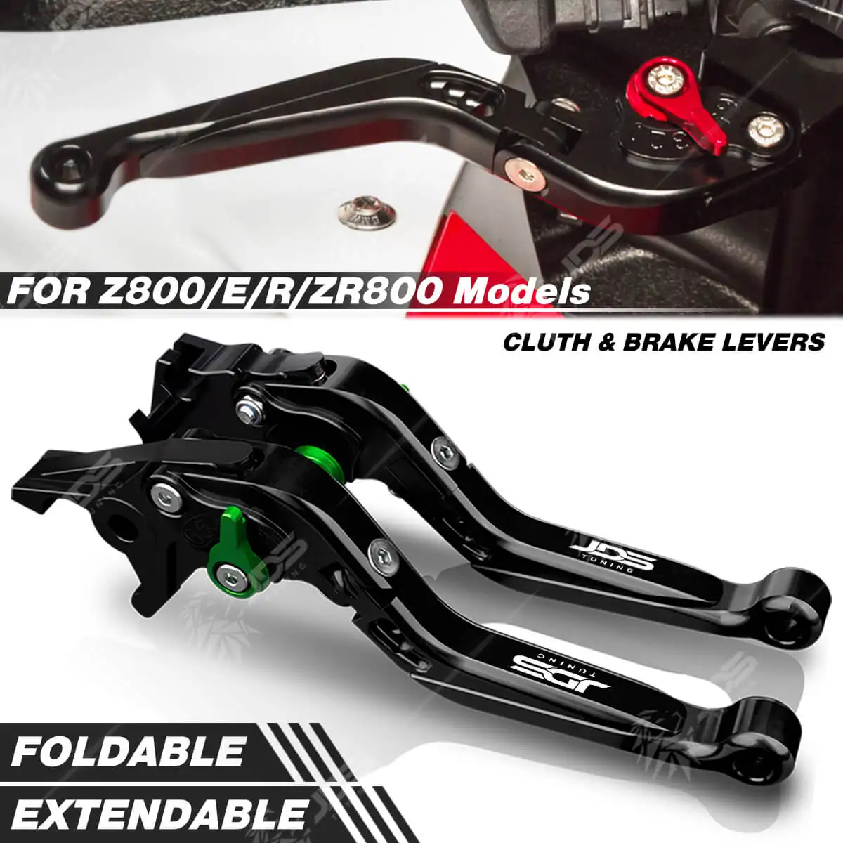 For Kawasaki Z800/E/R/ZR800 2013-2016 Clutch Lever Brake Lever Set Foldable Adjustable Handle Levers Motorcycle Accessories Part