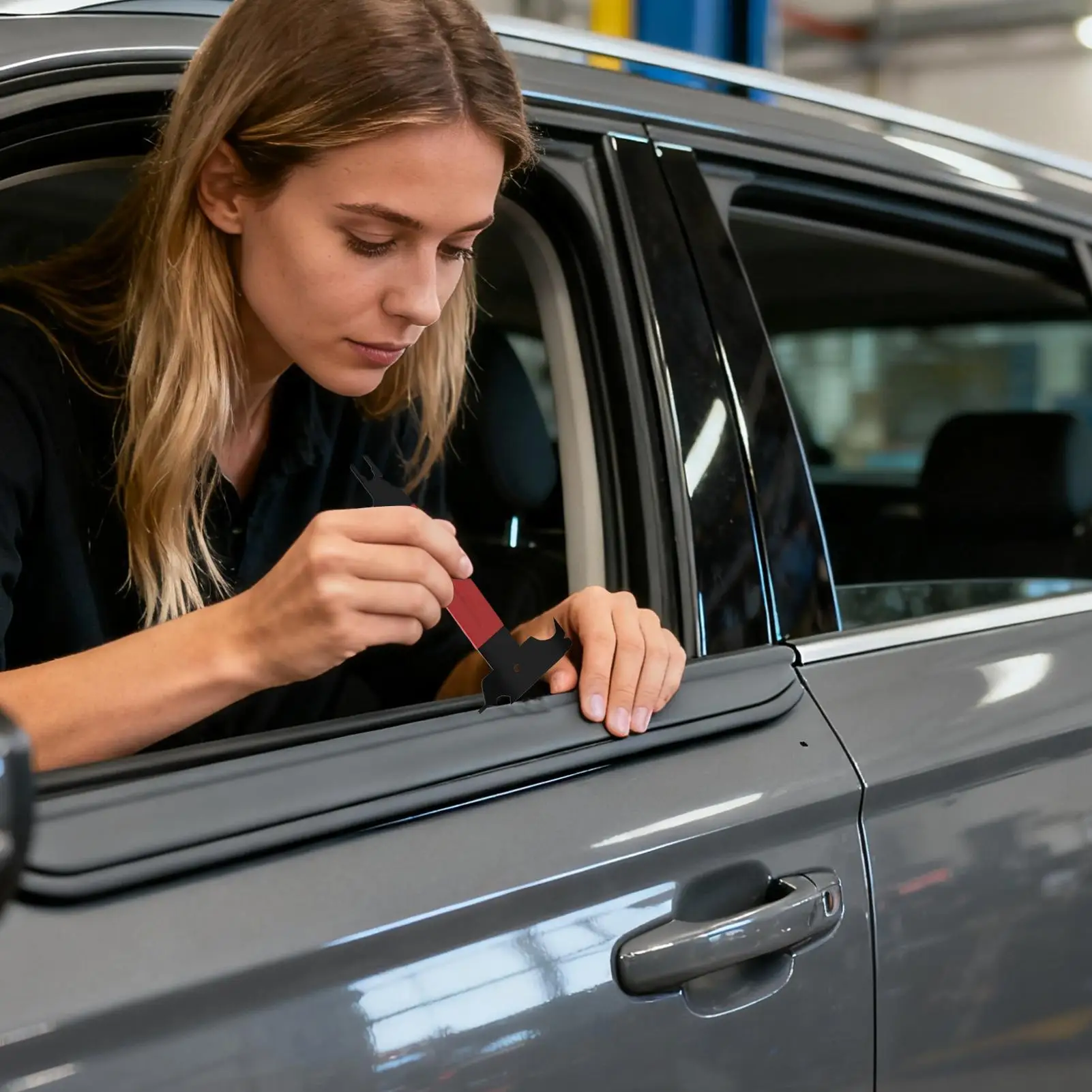 

Trim Panel Removal Tool Steel Handle Clip Remover Door Panel Removal Tool For Truck Tractor Automobile Body Interior Repair