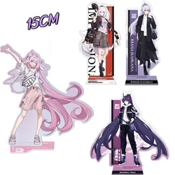 Mihoyo-honkai impacto 3rd cosplay figura, 15cm, durandal, kiana, mei, durável, estátua de acrílico, anime acessórios