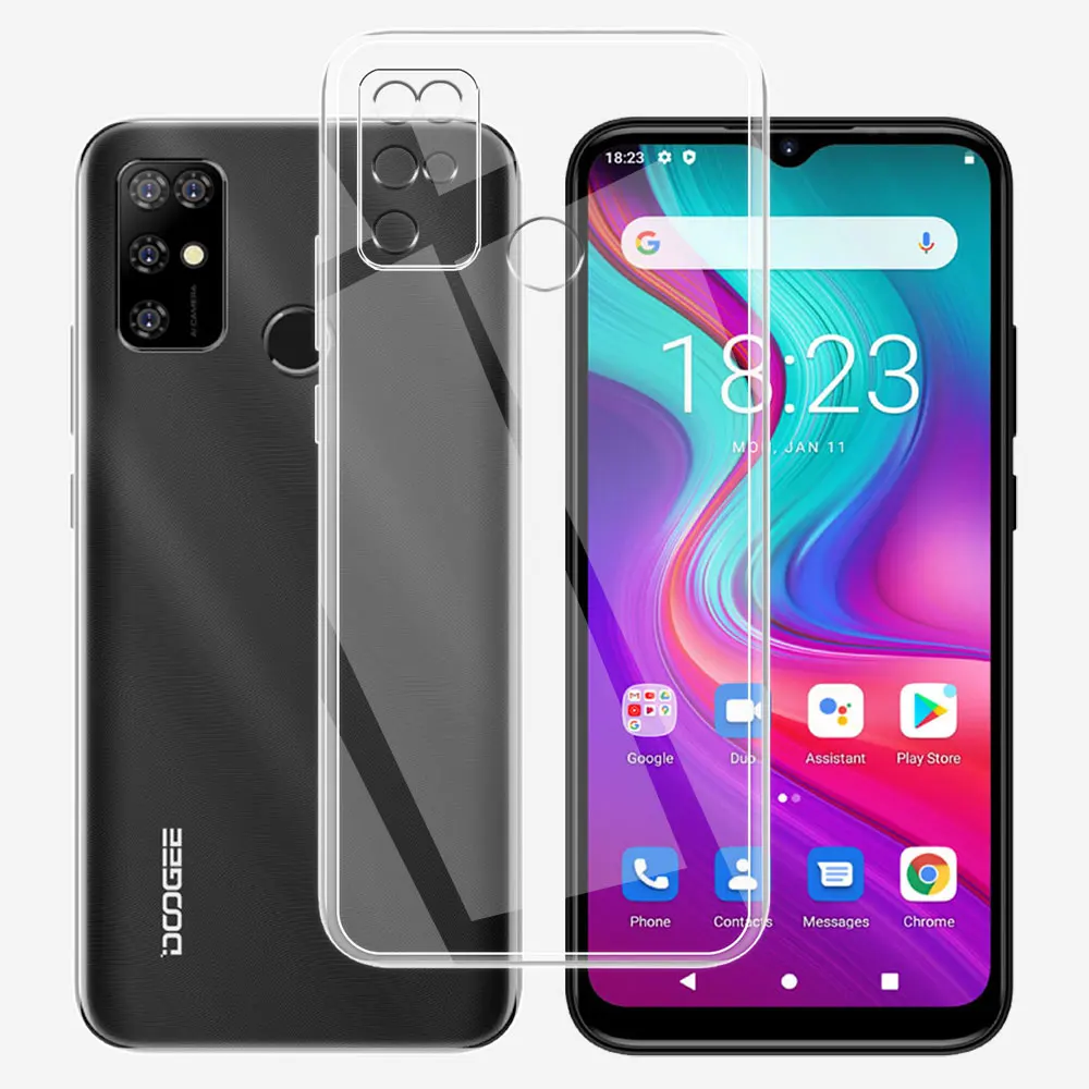 For Doogee X96 Pro Case Ultra Thin Silicone Soft Phone Case For Doogee X96 Pro X96Pro Clear Cover Funda For Doogee X96 Pro Coque