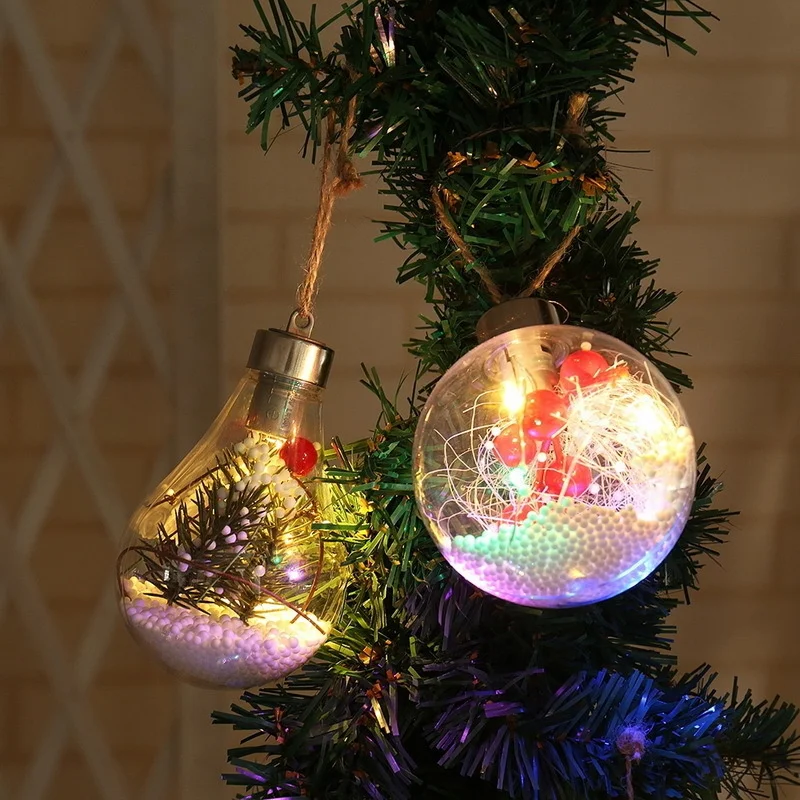 Led Globe Night Light Led Christmas Light Fence Hanging Ball Light Led Hanging Light Indoor Wall Decoration