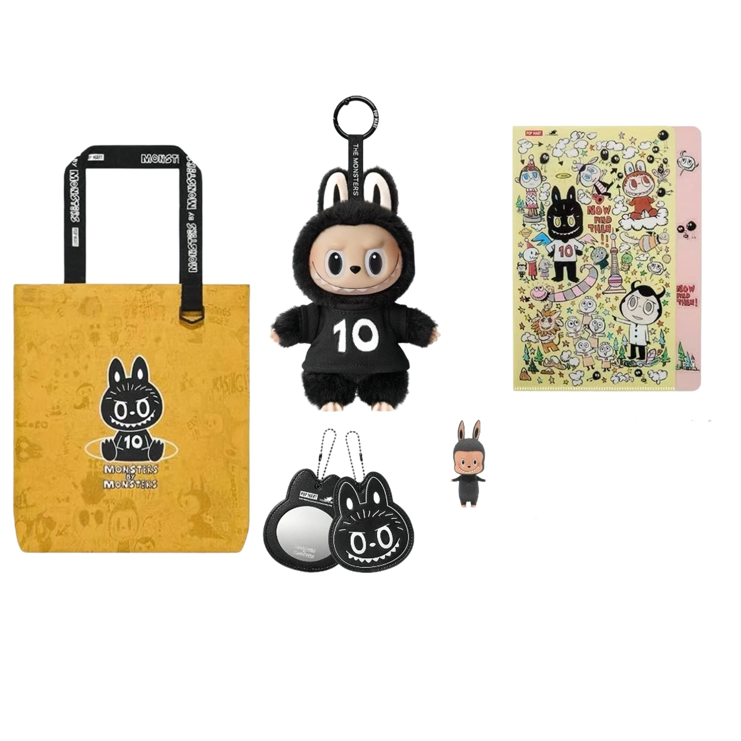 Oryginalna figurka/kolekcjonerski przedmiot POPMART THE MONSTERS z okazji 10-lecia, edycja limitowana, oficjalnie licencjonowana dekoracja