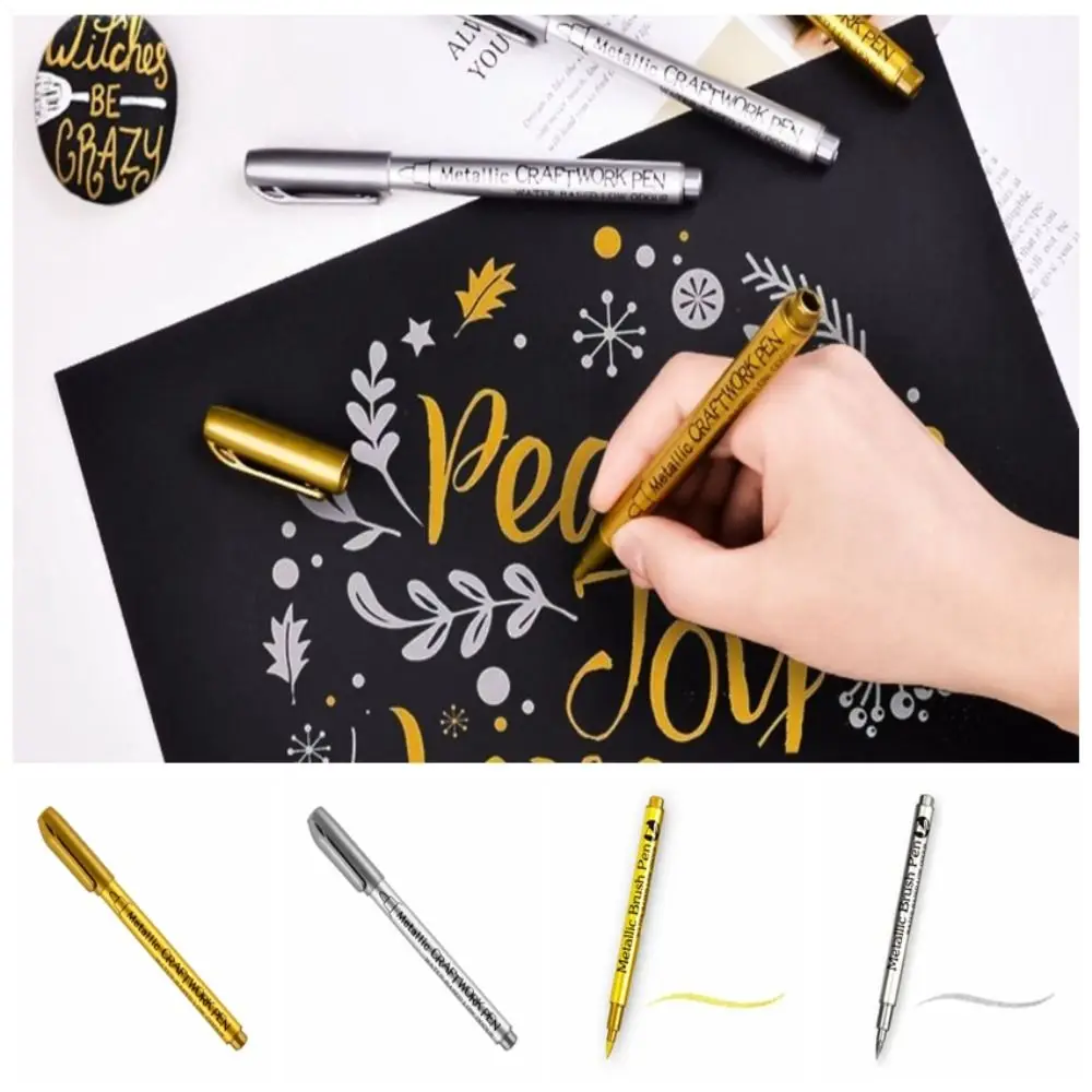 

Ink Is Shiny Metallic Marker Pens Long-lasting Not Fade Paint Marker Pens High Quality Permanent Resin Mold Pen Graffit