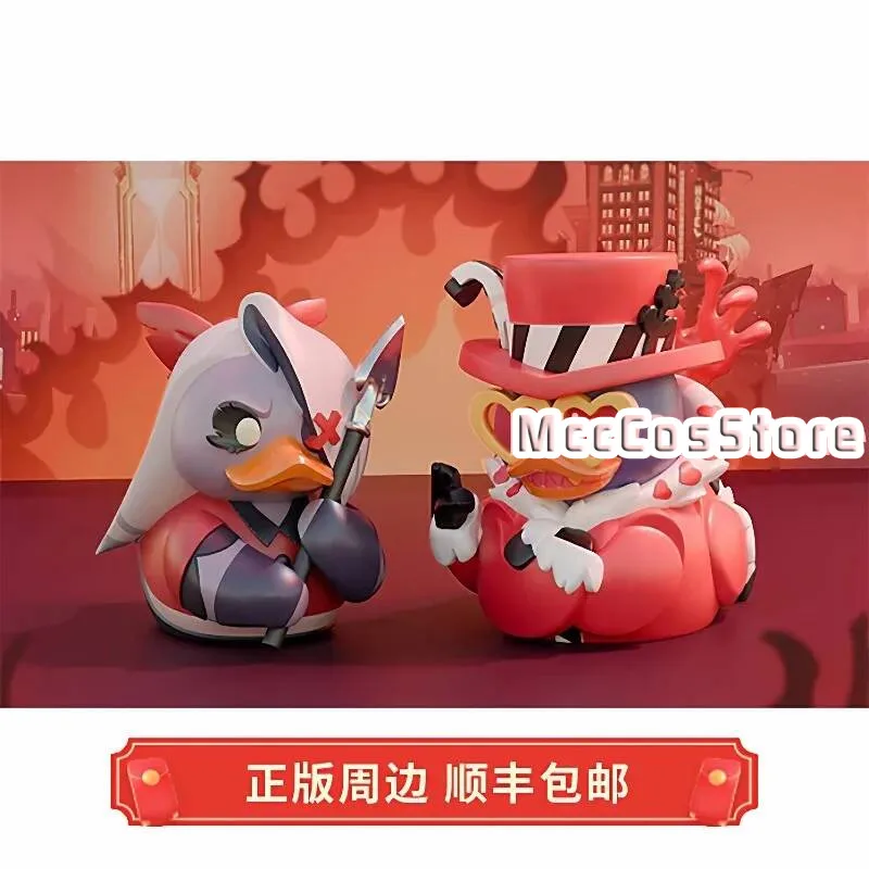 

Оригинальная фигурка Валентино Вагги из Hazbin Hotel, милая ПВХ-фигурка, аниме-украшение для рабочего стола, мультяшная фигурка утки, коллекционный подарок для фанатов