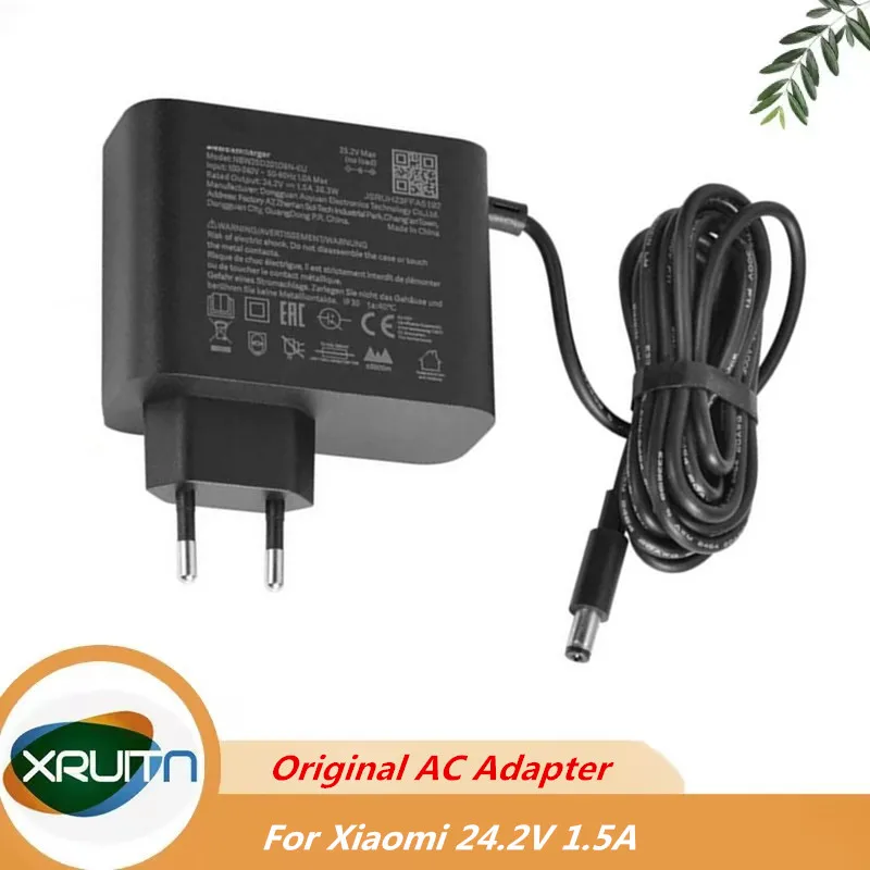 Зарядное устройство для электросамоката Xiaomi 4lite, 24.2V 1.5A, адаптер питания DC2.1, аксессуары для электросамокатов