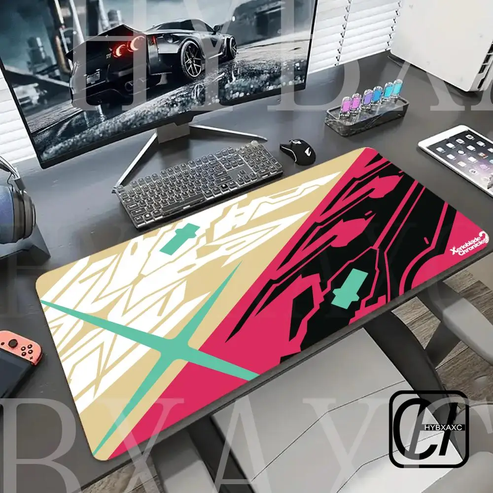 HYBXAXC Xenoblade Chronicles 2 Gaming Mouse Pad Large Mouse Pad PC Computer Mouse Mat Big Mousepad XXL Carpet Keyboard Desk Mat