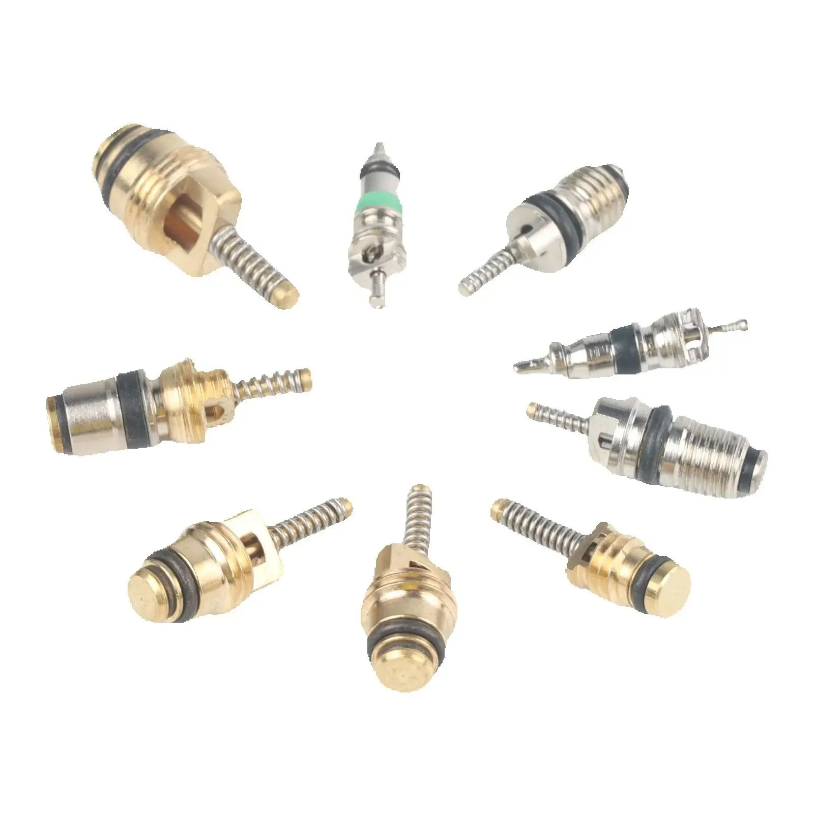 Kit surtido de núcleo y tapa de válvula de CA R134a para montaje universal automotriz, juego de 188 piezas
