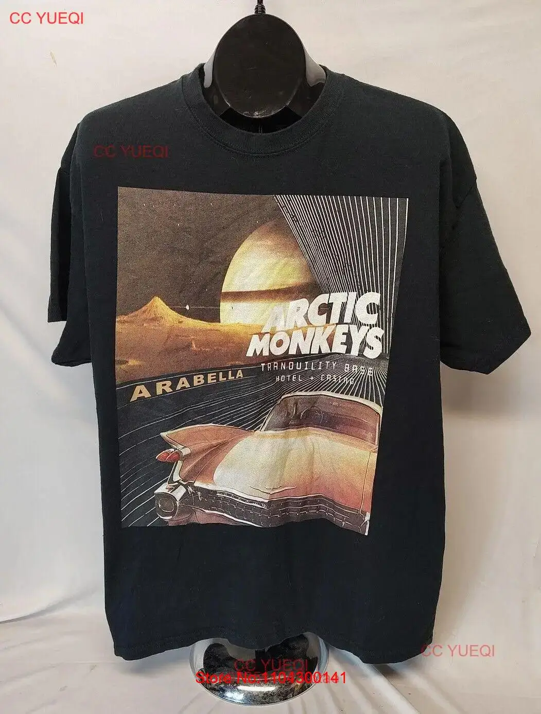 ARCTIC MONKEYS RARE Arabella Tranquility Base Hotel Casino Album T Shirt XL long or short sleeves