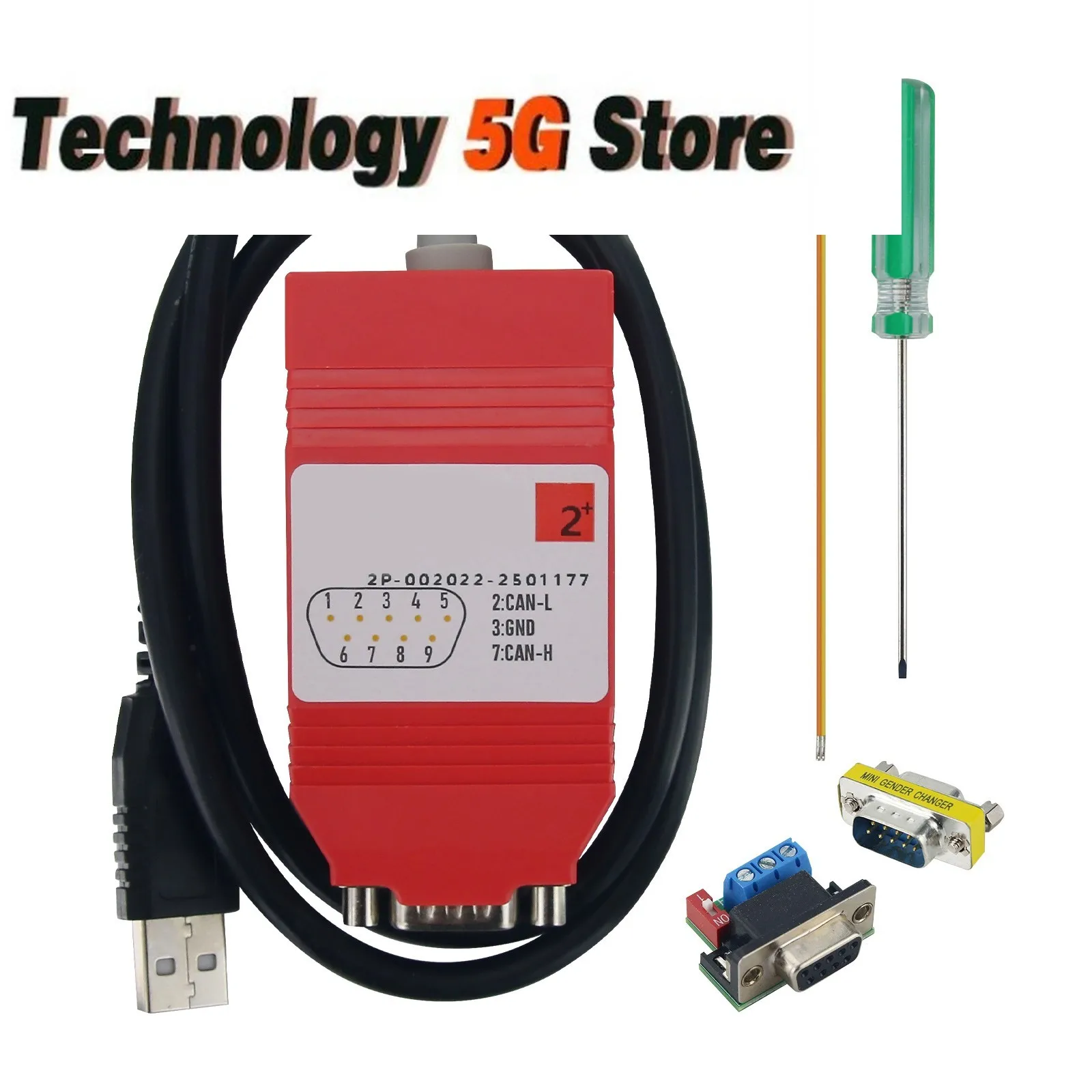 

USB to CAN Adapter CAN Bus Analysis and Secondary Development Compatible with German Original PEAK IPEH-002022 Support for