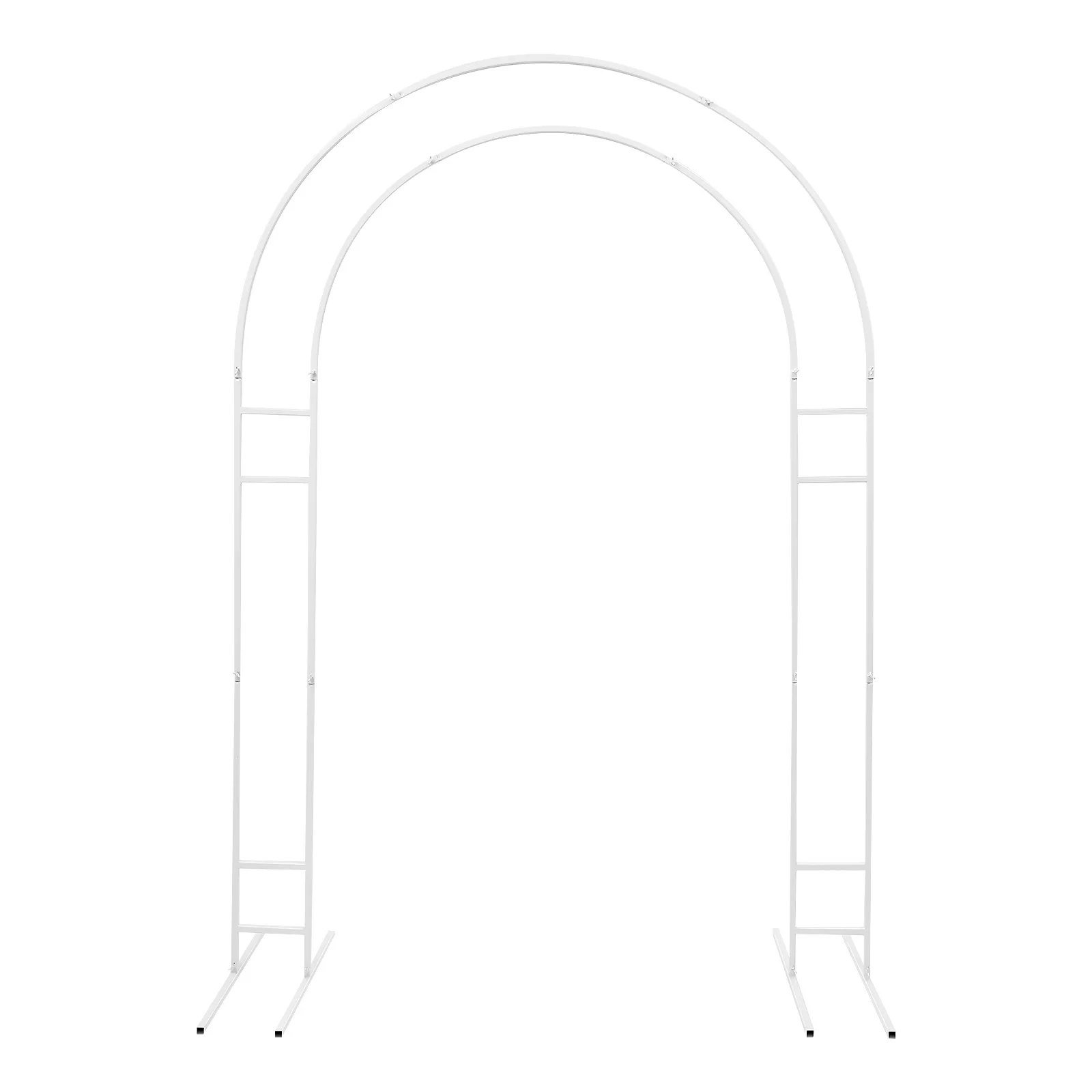 

Металлическая свадебная арка длиной 7,2 фута, садовая арка с основанием шириной 150 × 220 см, свадебная арка для сада, лужайки, двора, патио для свадьбы, свадьбы