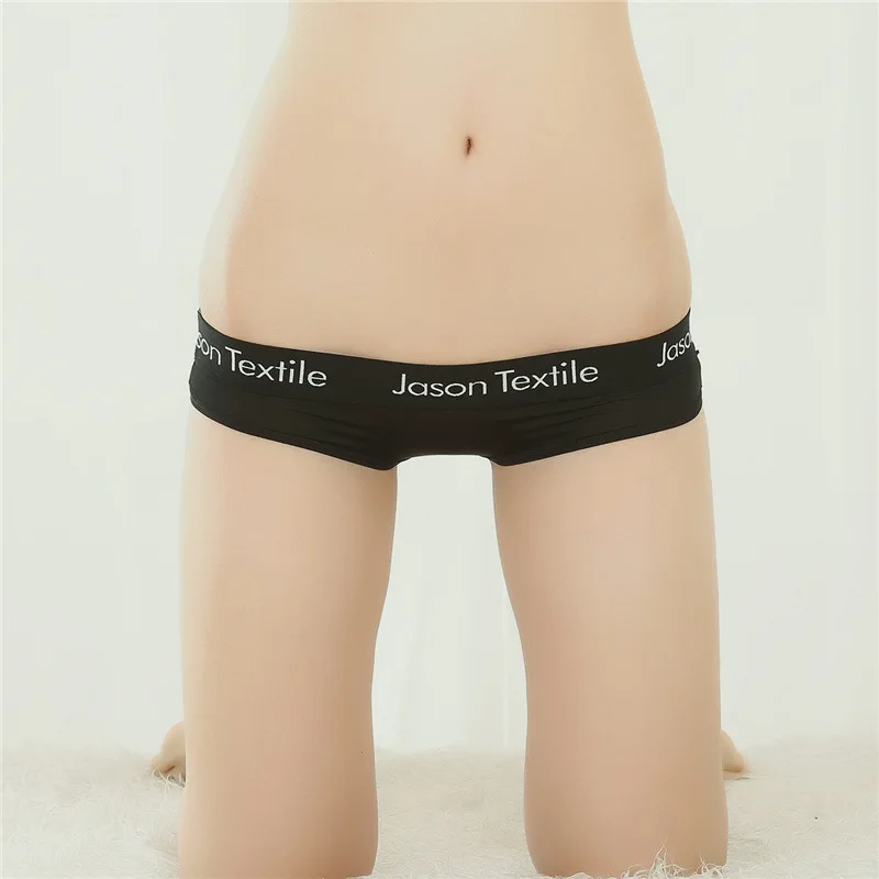 

Women Super Low-Rise Briefs Sexy Hip See Through Boyshorts Solid Intimates Casual Lounge House Panties Erotic Underwear