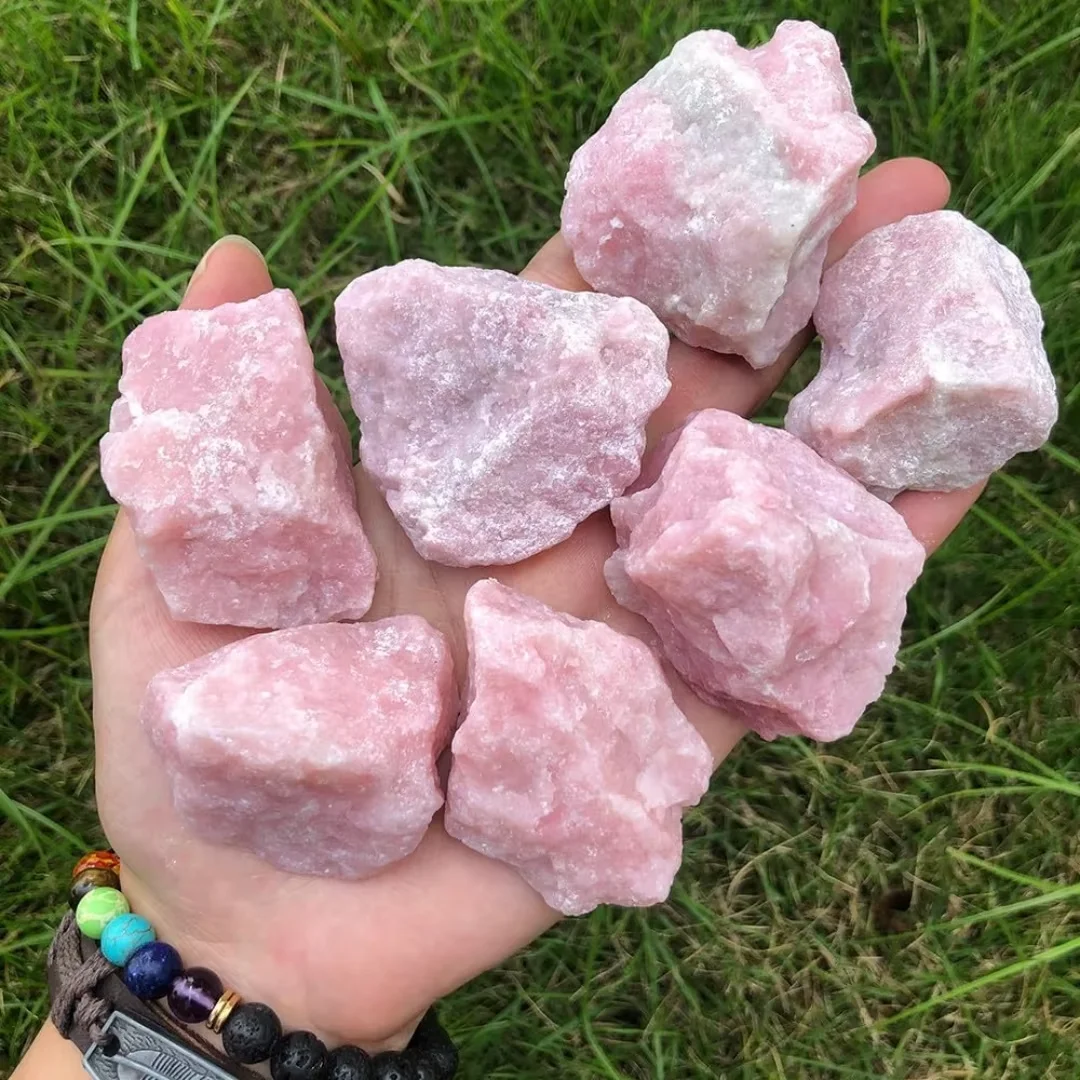 1/3/5/8oz Natural Pink Opal Raw Stone, Natural Pink Opal Irregular Quartz, Pink Opal stone home decor, Aromatherapy stone