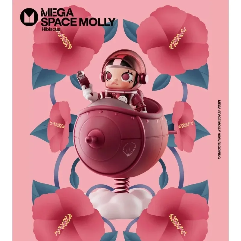 POPMART Original MEGA SPACE MOLLY 100% Blooming Series Cute
