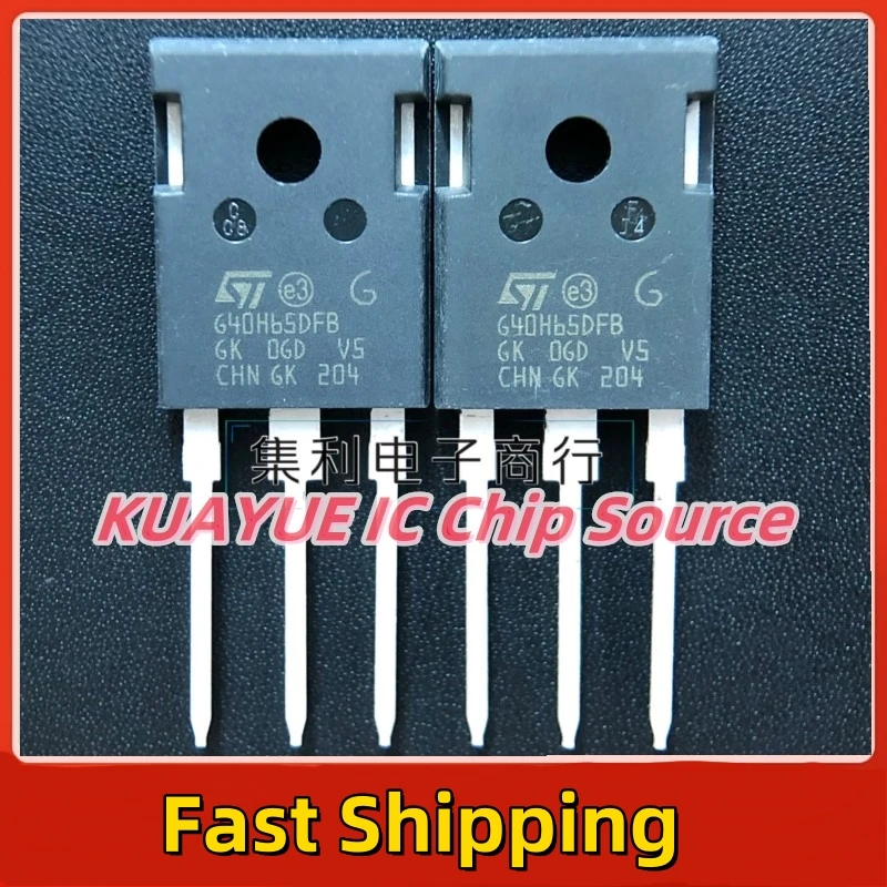 10PCS-30PCS   G40H65DFB  STGWA40H65DFB TO-247 IGBT 40A/650V Best Quality Fast Shipping