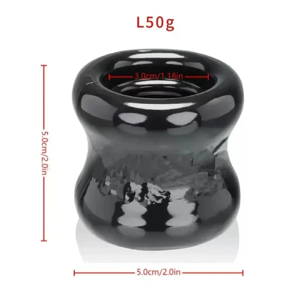 Stretcher Penis Rings Enlarger Erection Silicone Sleeves For Penis Enlargement Extender Testis Restraints Penis Rings Sex Toys - view 5