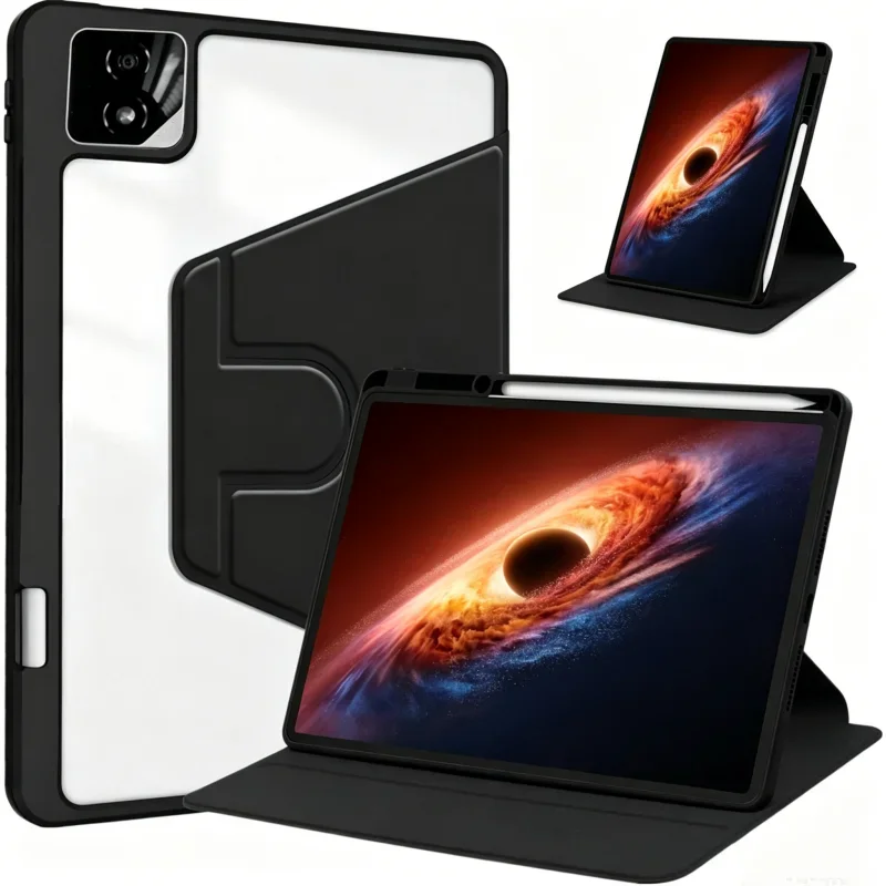 360° Rotation Case for Honor MagicPad 4 Case with Pencil Holder for Honor MagicPad4 Magic Pad 4 12.3'' Horizontal/Vertical Stand