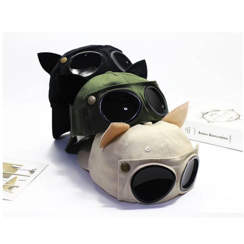 Cute Duck Tongue Hat Pilot Hat Ins Korean Version Sunglasses Baseball cap