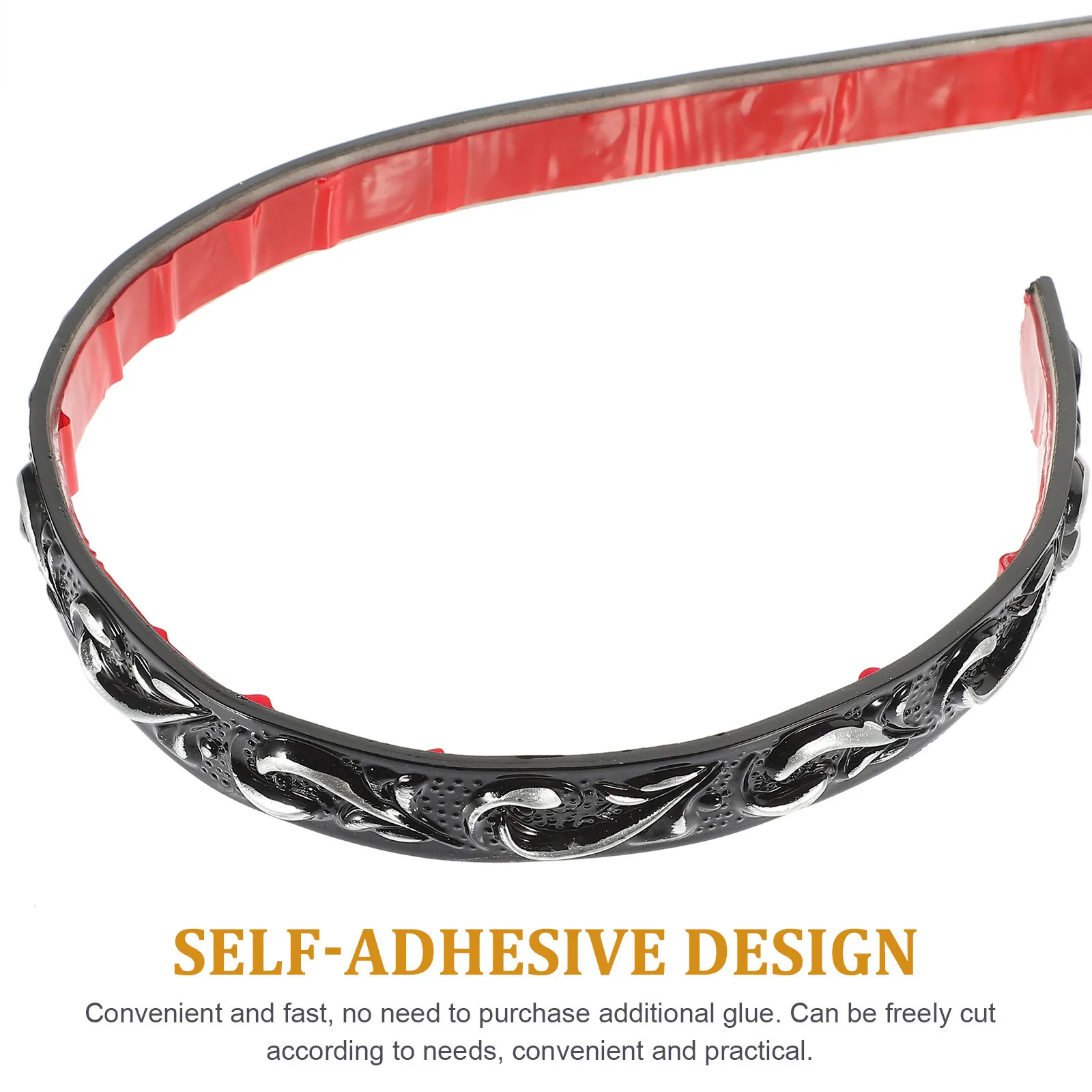 لفة تقليم صب PVC ذاتية اللصق، عصا تقشير سهلة، شريط تزيين حافة الحائط الزاوية، مرن قابل للقطع لغرفة النوم المنزلية