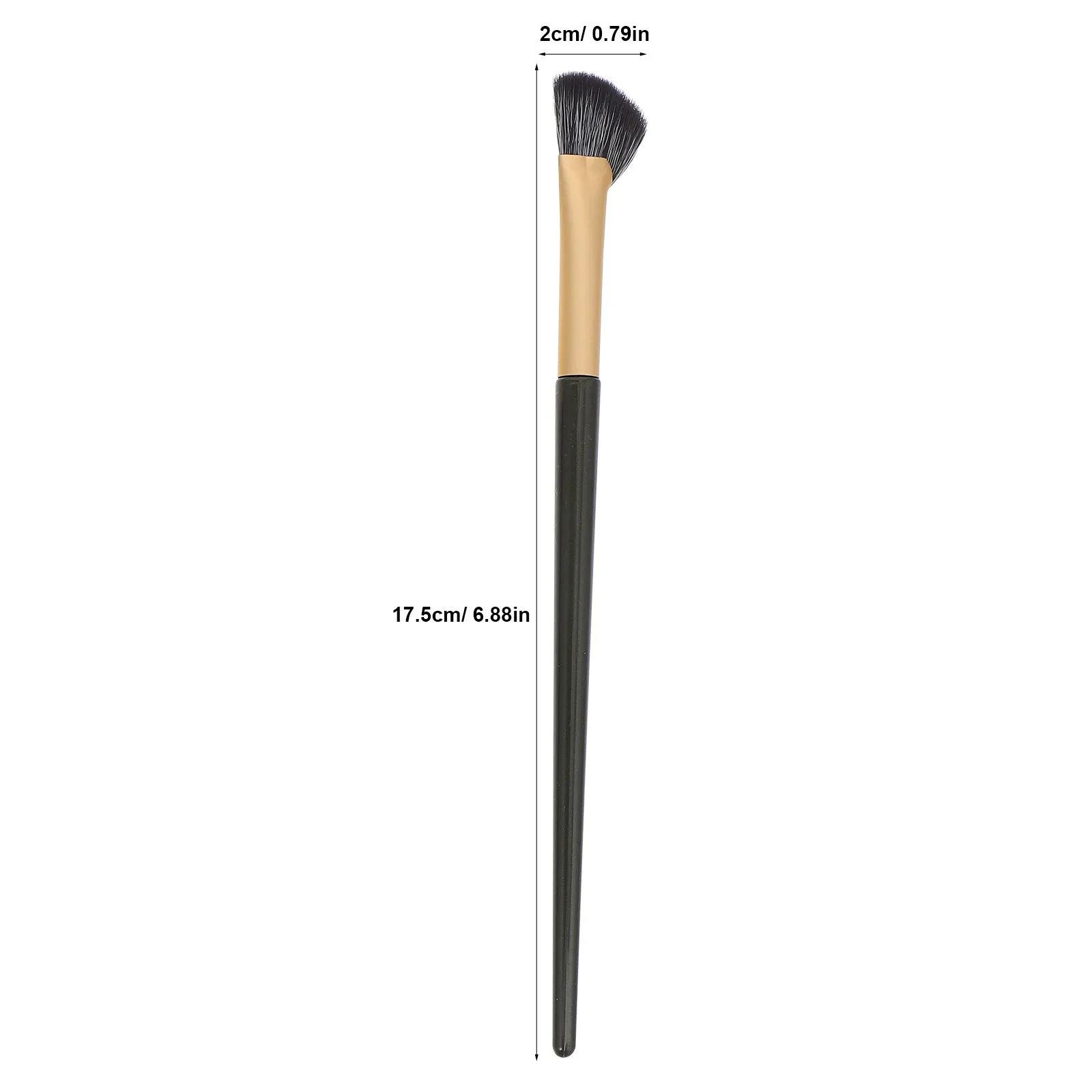 6 stuks neusschaduw schuine concealer en eyelinerborstelset voor nauwkeurige oogmake-up onder de ogen bedekken en wenkbrauwvormen