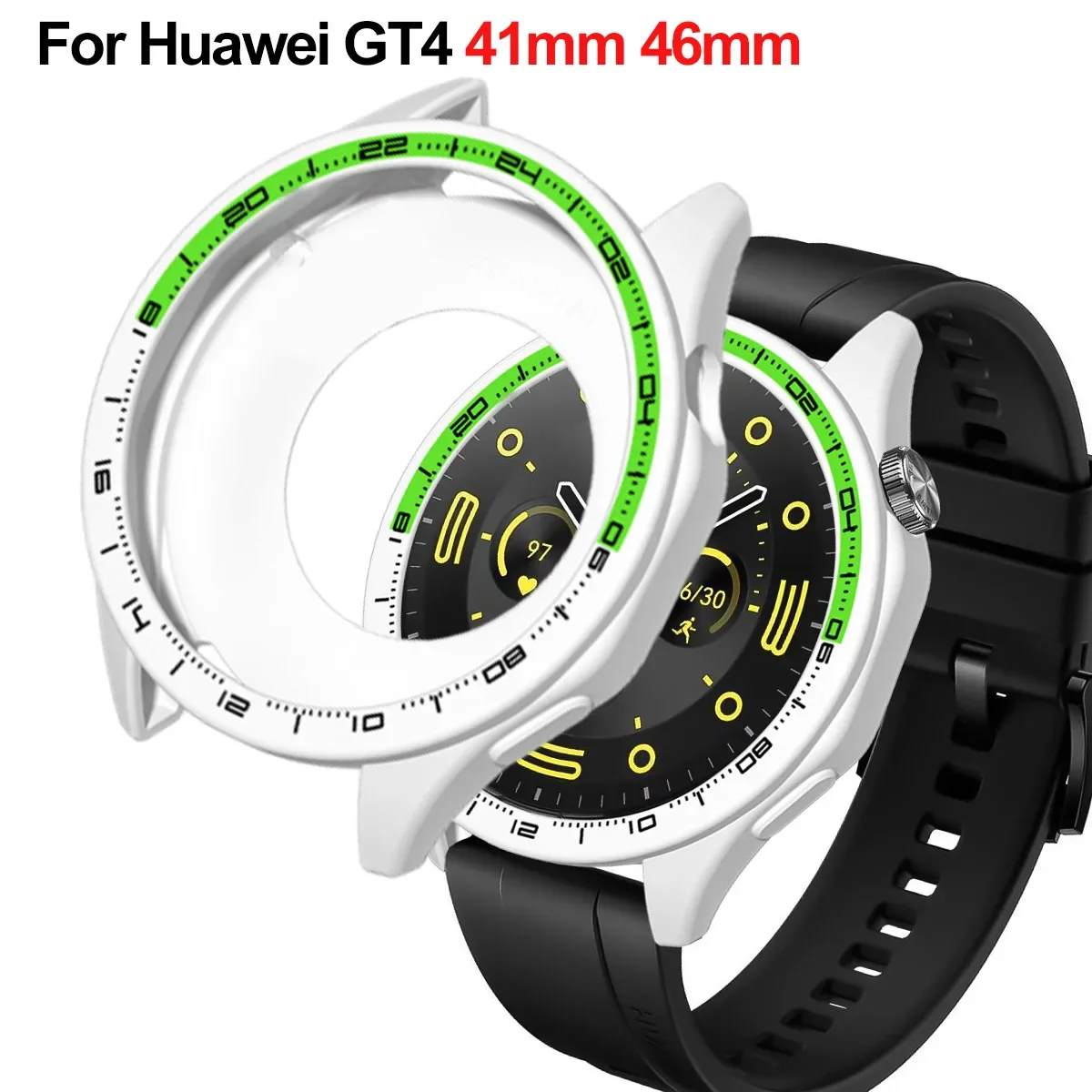 Soft Silicone Case For Huawei Watch GT 4 46mm 41mm Hollow Watch Shell Flexible and Durable Watch Protection Accessories