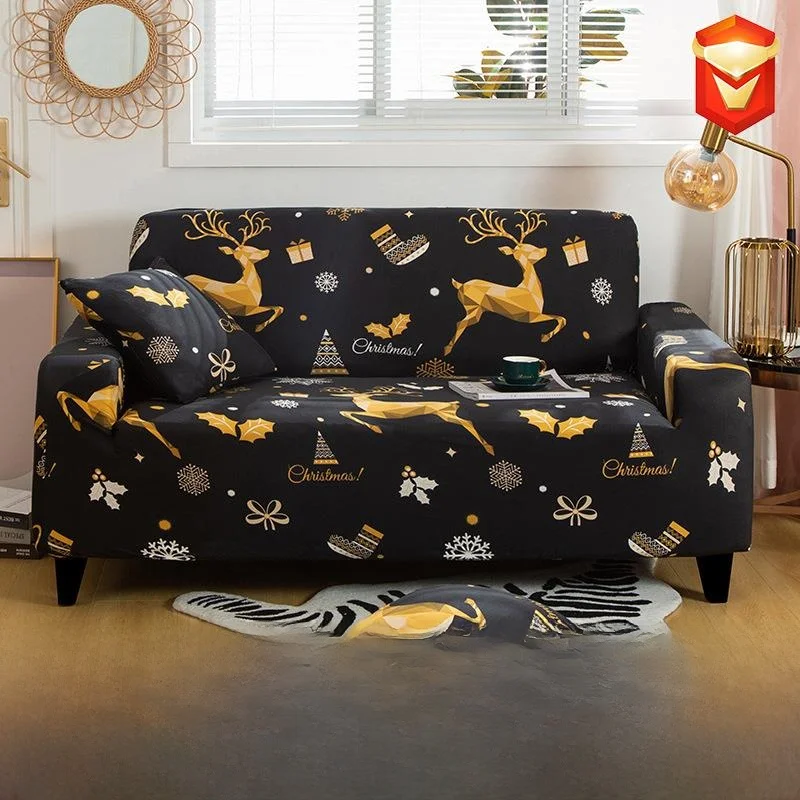 

Полностью закрывающие противоскользящие эластичные чехлы для диванов из кожи и ткани в винтажном стиле, комбинированные защитные чехлы для диванов с полосатым узором, декор для дома
