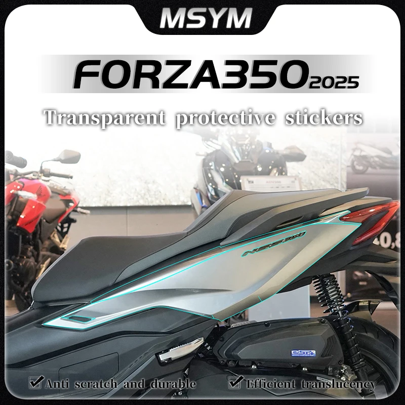 

For Honda Forza 350 NSS350 2025 Invisible car cover transparent sticker fuel tank instrument protection film accessories