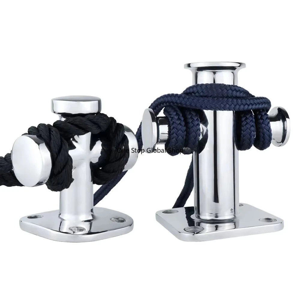 

Hardware Marine Single Cross Bollard Mooring Bitt Cleat 316 Stainless Steel Boat Accessories for Boat