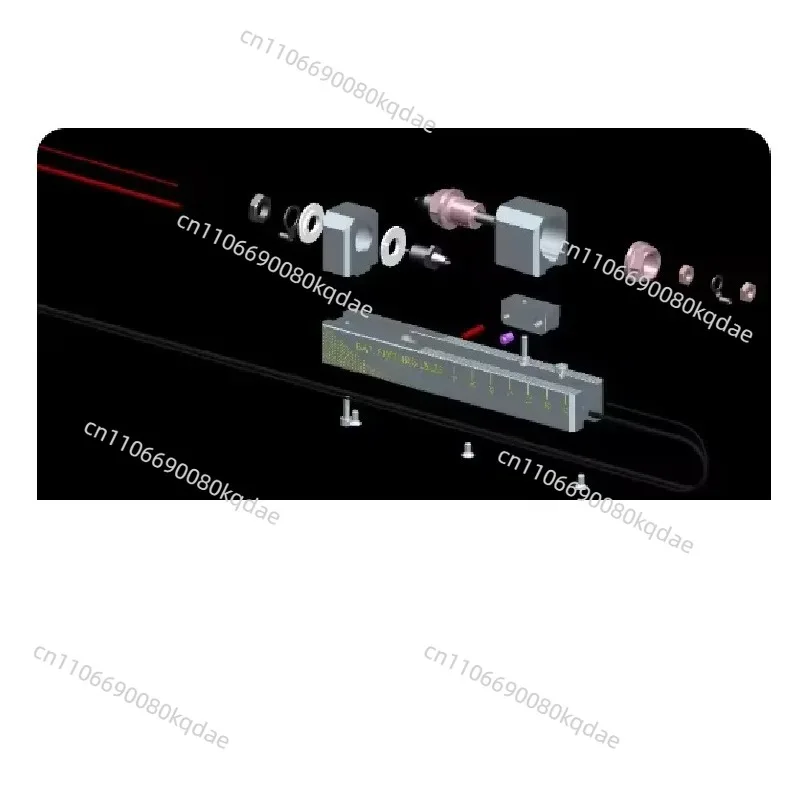 BF-2A CNC Aluminum Alloy Clamping Fixture Double Self-locking 4-Wire Holder For 18650 AA AAA Cell