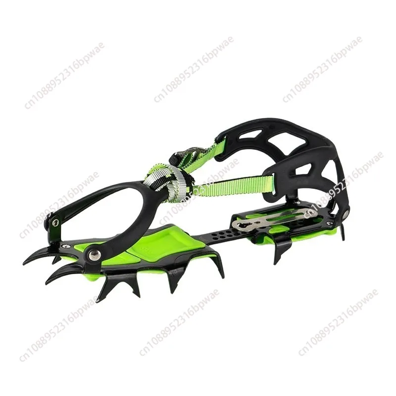 

BRS-S1B Четырнадцать зубов Леопардовые кошки для льда Уличные зимние ботинки Бахилы для обуви Захват Ледяной коготь