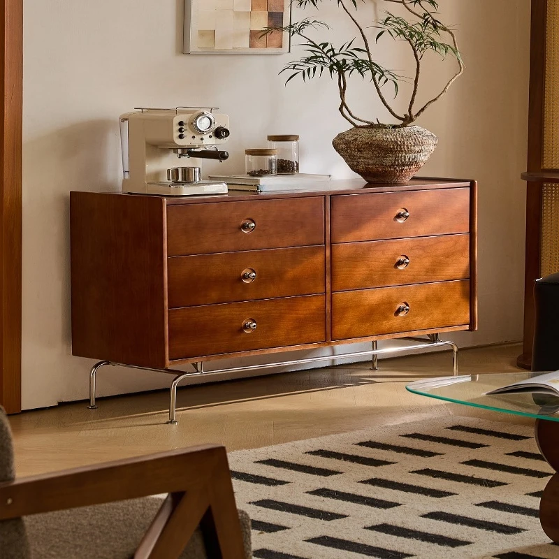 

Solid wood chest of drawers Storage cabinets bedroom living room entrance storage chest of drawers Small apartment cabinets