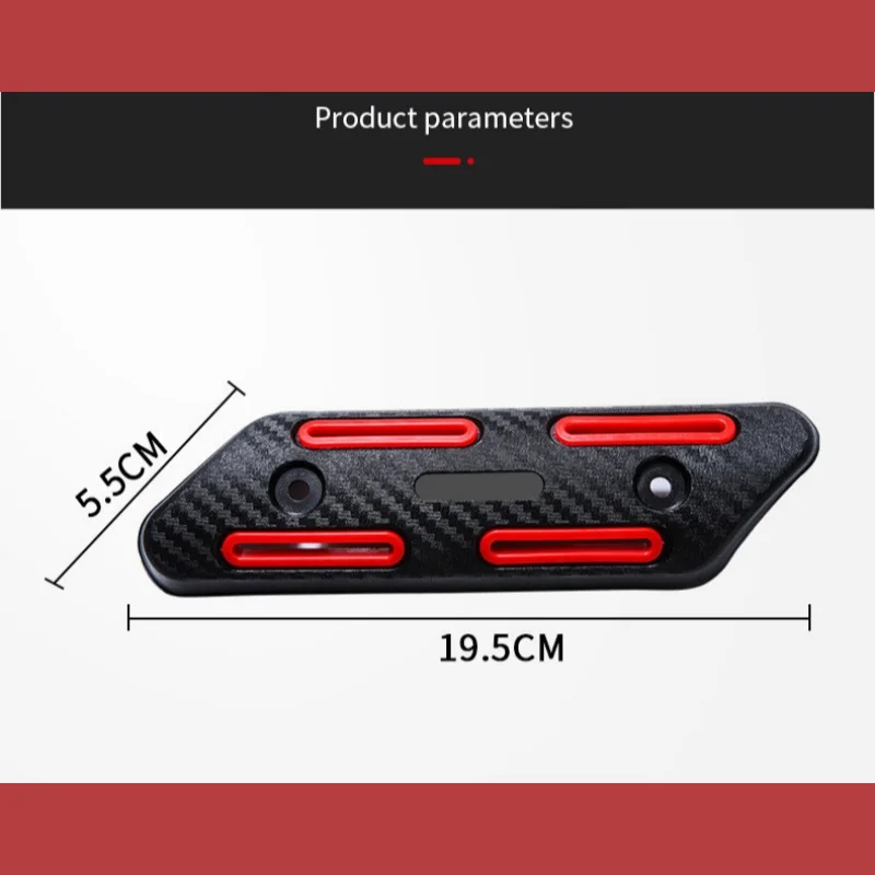 Universal Motorcycle Exhaust Heat Insulation Protector Retrofit Motorbike Exhaust Anti-Scald Heat Shield Guard