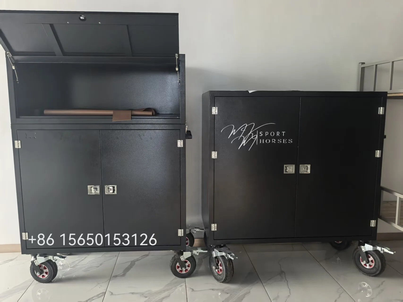 Luxurious Customized Steel Horse Tack Box Tack Trunk Locker Stable Cabinet