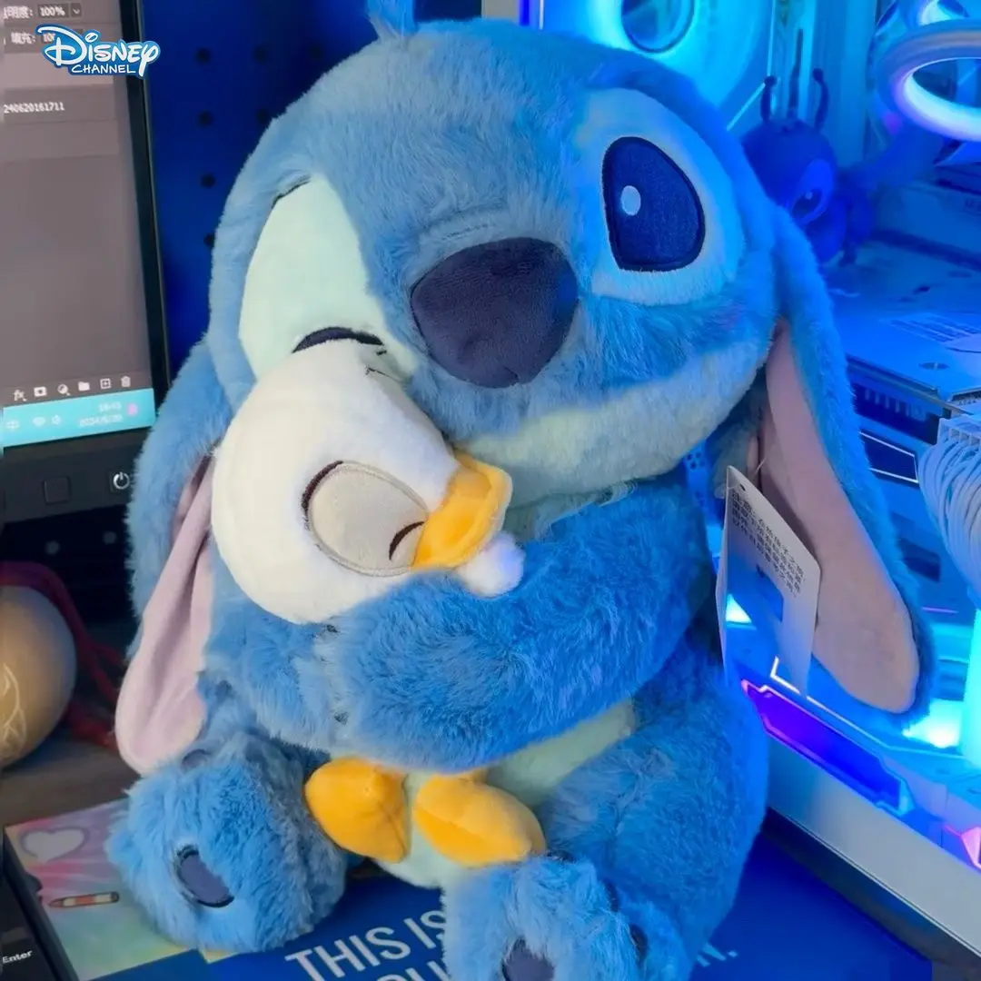 Disney 2024 new Stitch plush doll animated Lilo & Stitch plush doll Valentine's Day and Tanabata gifts for girlfriends