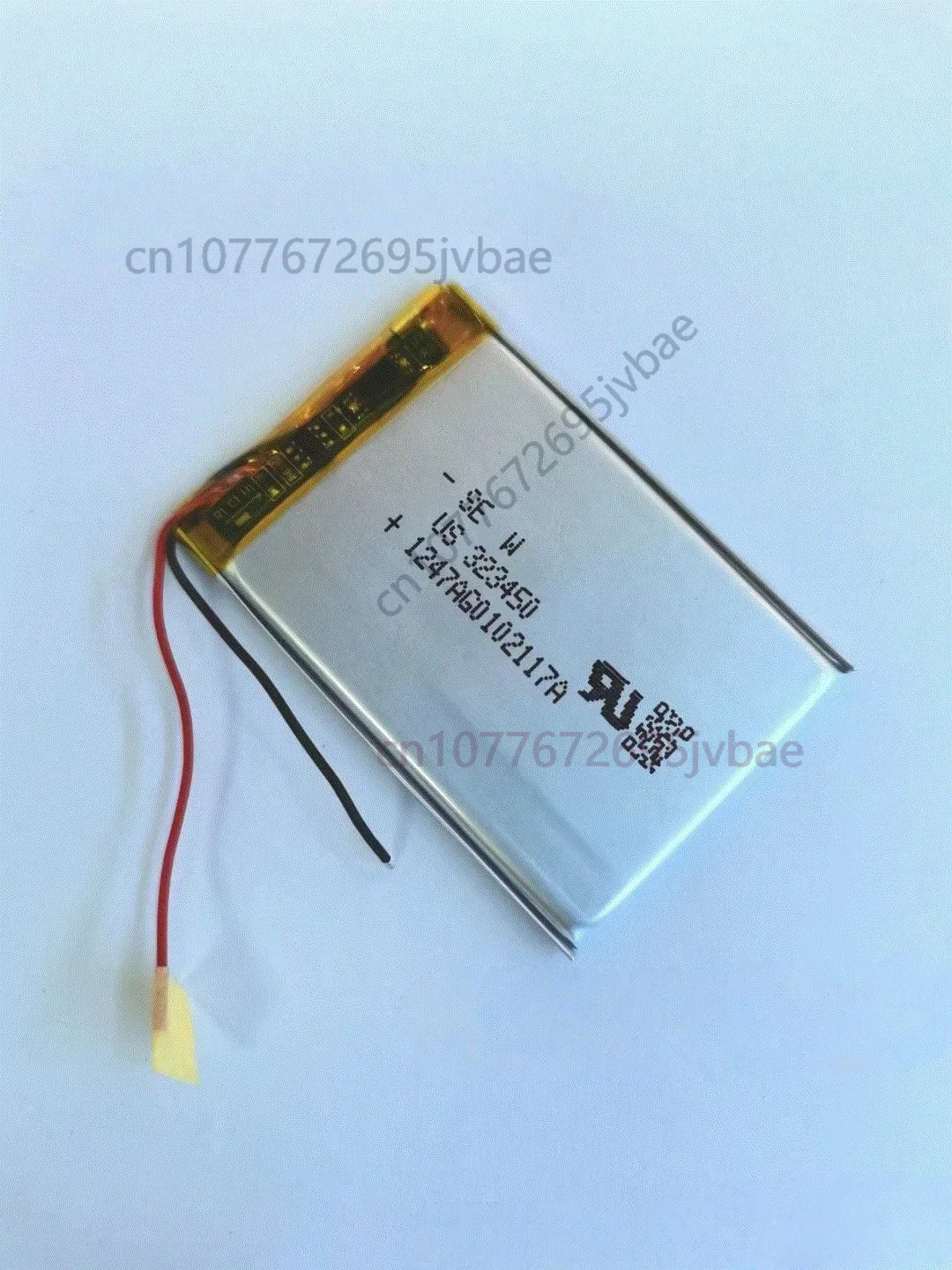 Rechargeable Li-Po Cell 323450 3.7V 500mAh for Smart Wearables, Medical Products and Card Readers