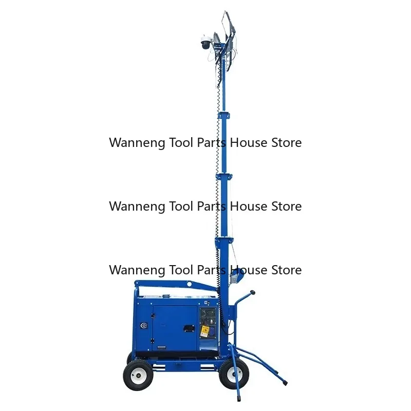 Portable Lighting Tower Mobile Camera Light Tower for Construction Mining Stadium Usage Heavy Duty Outdoor Illumination System