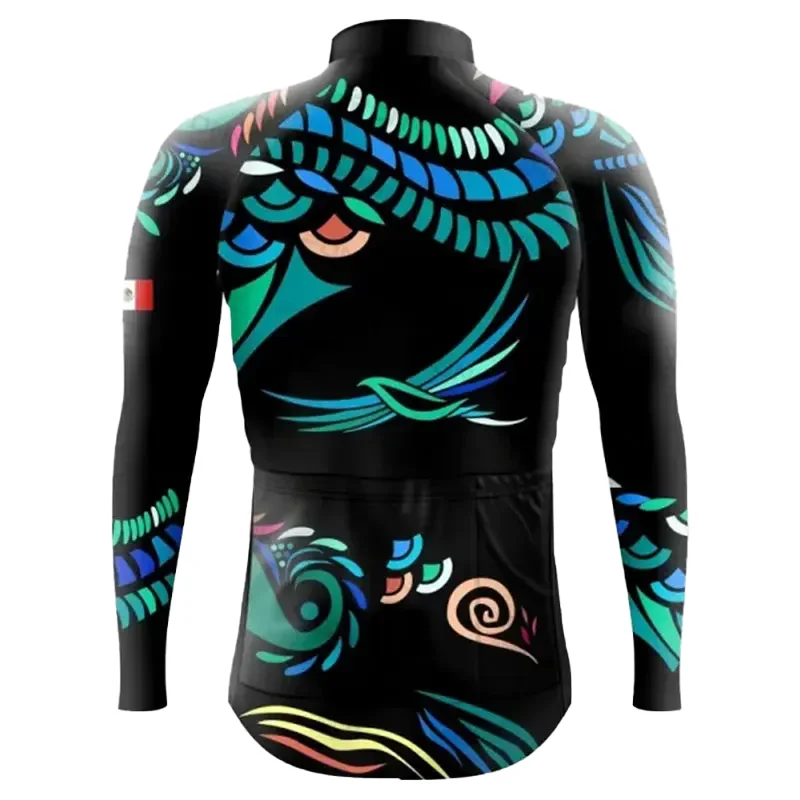 RAUDAX Long Sleeves Cycling Jerseys Set Men\'s Winter Thermal Fleece Bicycle Cycling Clothing Warm Mountain Bike Cycling Jackets