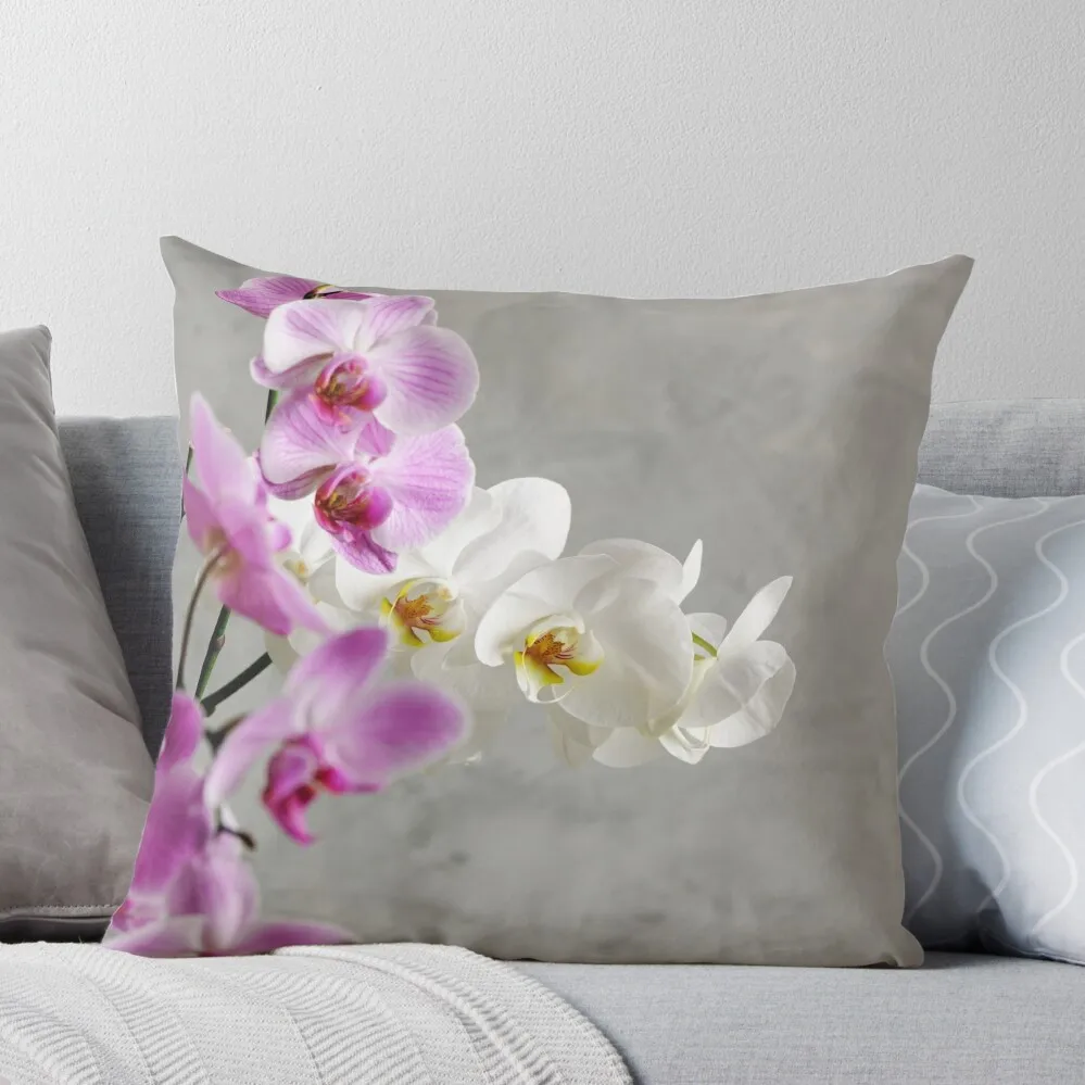 

Beautiful orchids Throw Pillow Decorative pillow case Cushions Cover Christmas Pillow Luxury Living Room Decorative Cushions