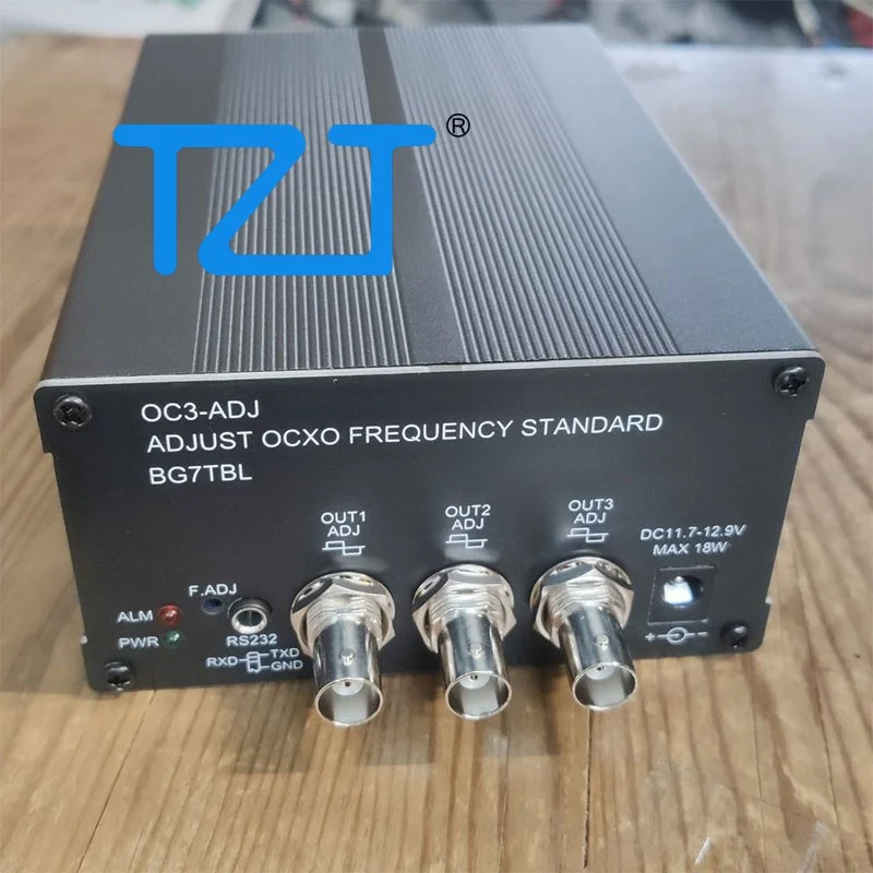 TZT OC3-ADJ 50ohms 3.3Vpp/50ohms 5.0Vpp 3-Channel Adjustable Frequency Standard OCXO 10K-150M High Quality RF Accessory