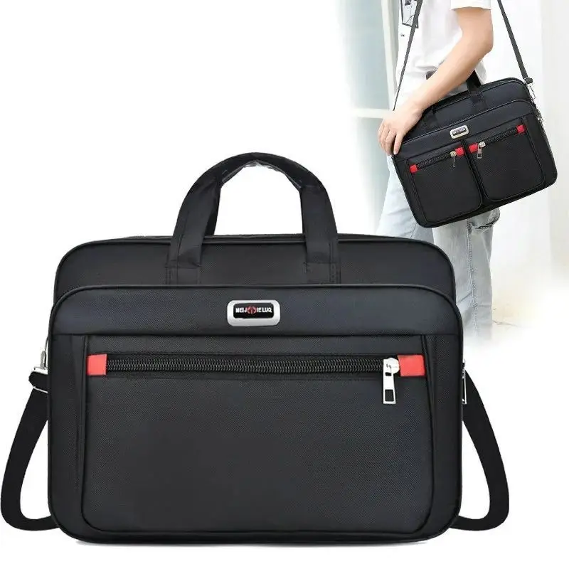 

Waterproof Busin Laptop Briease Men Ox Handbag Offi Leather Double oulder Bag PU Material from China Wholes